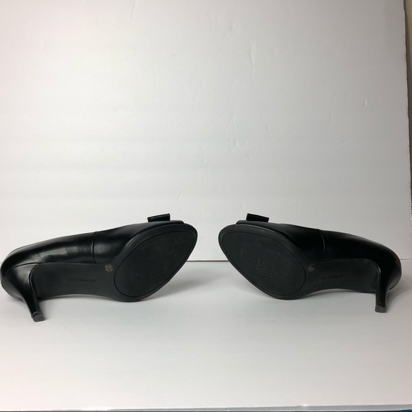 SOLD Liz Claiborne Flex Form Black Peep Toe Heels - Picture 5 of 7